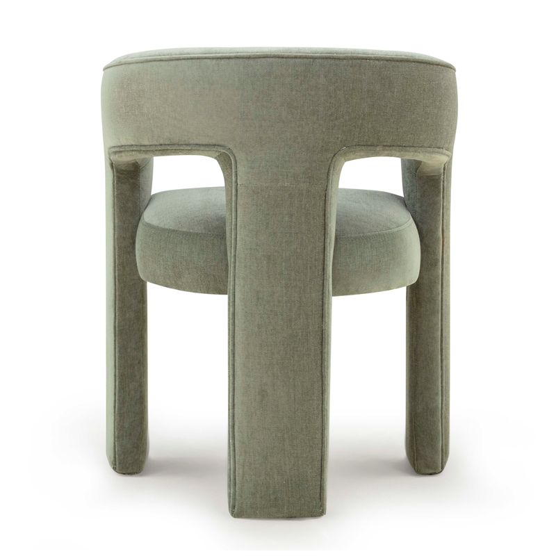 Malone Green Performance Fabric Dining Chair
