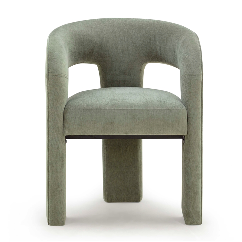 Malone Green Performance Fabric Dining Chair