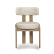 Odessa Cream Performance Vegan Leather Dining Chair