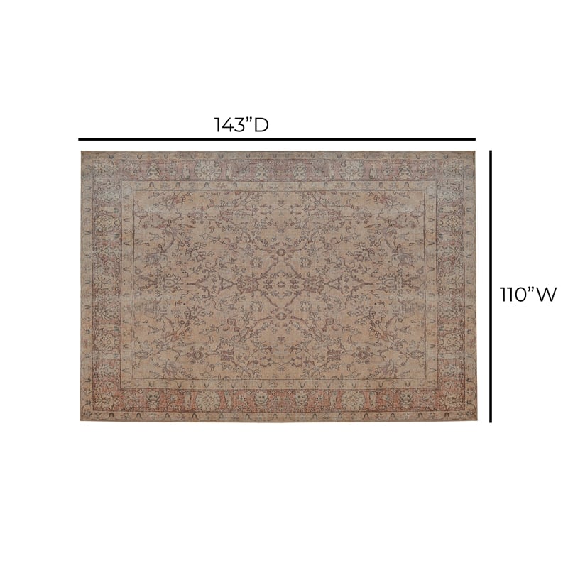 Eden 9' x 12' Polyester Area Rug