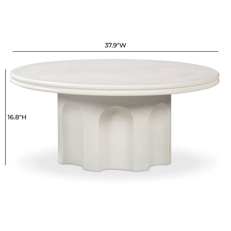 Cassandra Ivory Coffee Table