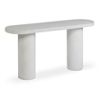 Darcy White Concrete Indoor / Outdoor Console Table