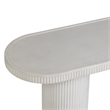 Darcy White Concrete Indoor / Outdoor Console Table