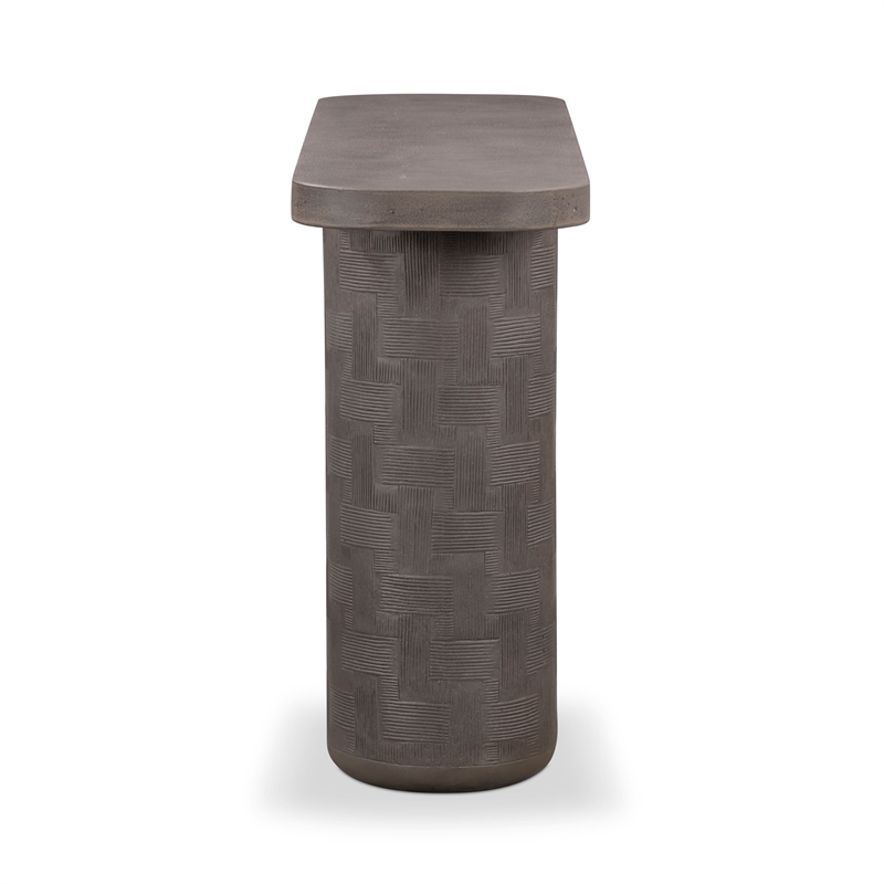 Suraya Dark Umber Concrete Console Table