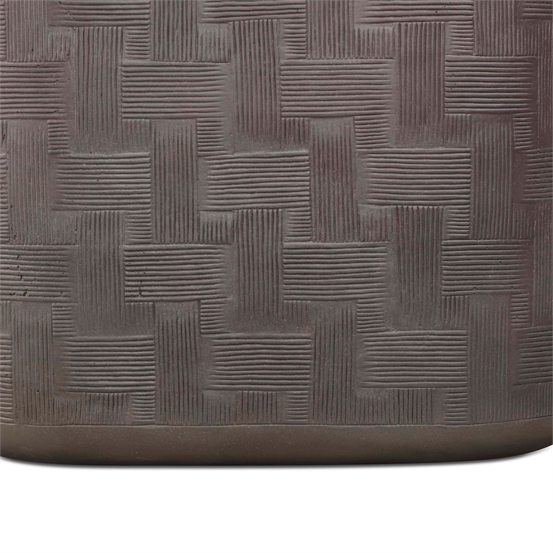 Suraya Dark Umber Concrete Console Table