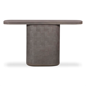 Suraya Dark Umber Concrete Console Table
