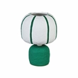 Margate Green Cotton Mache Table Lamp
