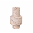 Marble TravertineTurned Candle Holder
