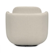 Wolfie Cream Chenille Swivel Chair