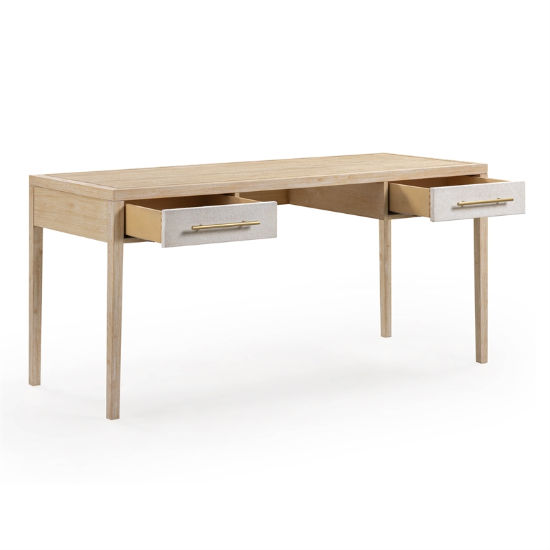 Hera Natural Washed Executive Desk