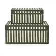 Kora Green Cotton Jute Jewelry Box Set