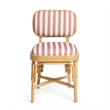 Dorine Cherry Striped Dining Chair