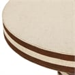 Lyra Natural Striped Cotton Jute Contract-Grade Coffee Table