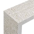 Cyprus Cream Capiz Shell Console Table
