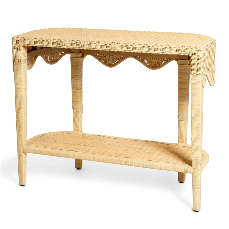 Sally Natural Rattan Console