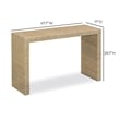Mona Natural Seagrass Console