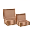 Kora Terracotta Cotton Jute Jewelry Box Set