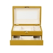 Knox Mustard Yellow Vegan Leather Contract-Grade Jewelry Box