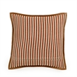 Kora Terracotta Cotton Jute Throw Pillow