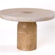 Yellow Onyx Marble Cake Stand