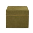 Pisa Green Vegan Suede Contract-Grade Storage Box