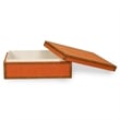 Acre Cotton Jute Orange Jewelry Box