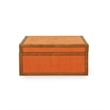 Acre Cotton Jute Orange Jewelry Box