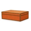 Acre Cotton Jute Orange Jewelry Box