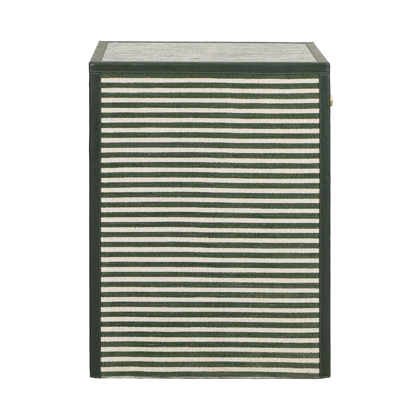 Kora Green Cotton Jute Nightstand