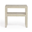 Derry Cream Capiz Shell Nightstand