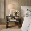 Derry Black Mother of Pearl Nightstand