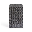 Derry Black Mother of Pearl Nightstand