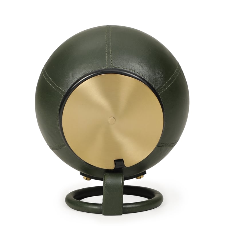 Draper Dark Green Designer Standing Accent Clock