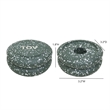 Gabby Stacking Candle Holder in Speckled Green - Set of 2