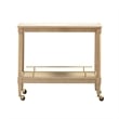 Slosh Natural Ash Bar Cart
