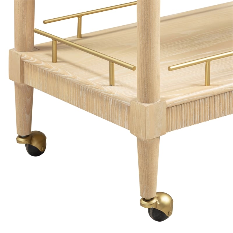 Slosh Natural Ash Bar Cart