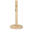 Lamia Natural Burl and Raffia Designer Table Lamp