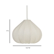 Zubeda White Small Pendant Lamp