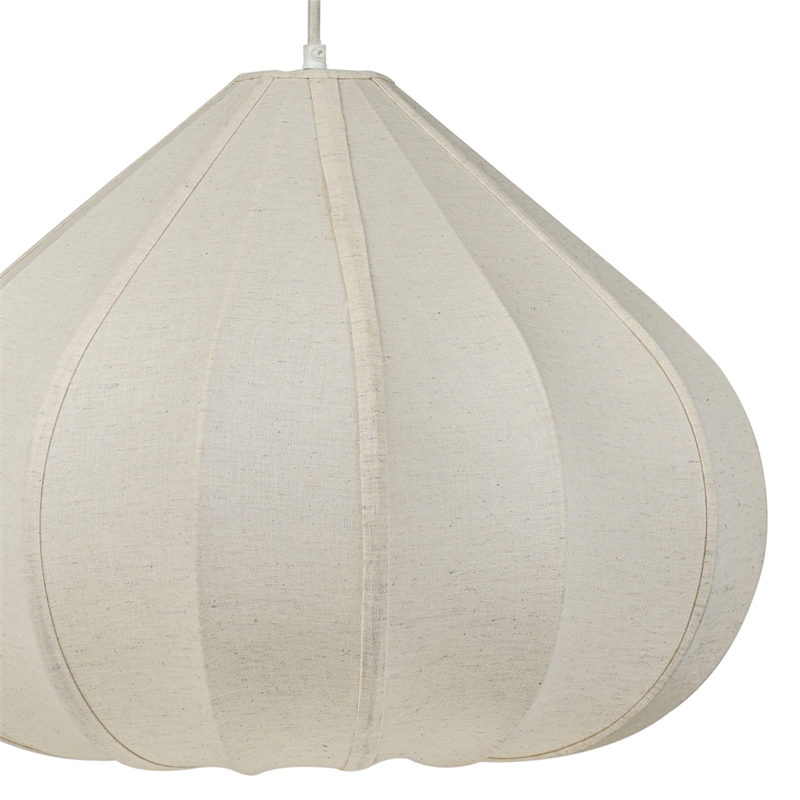 Zubeda White Large Pendant Lamp