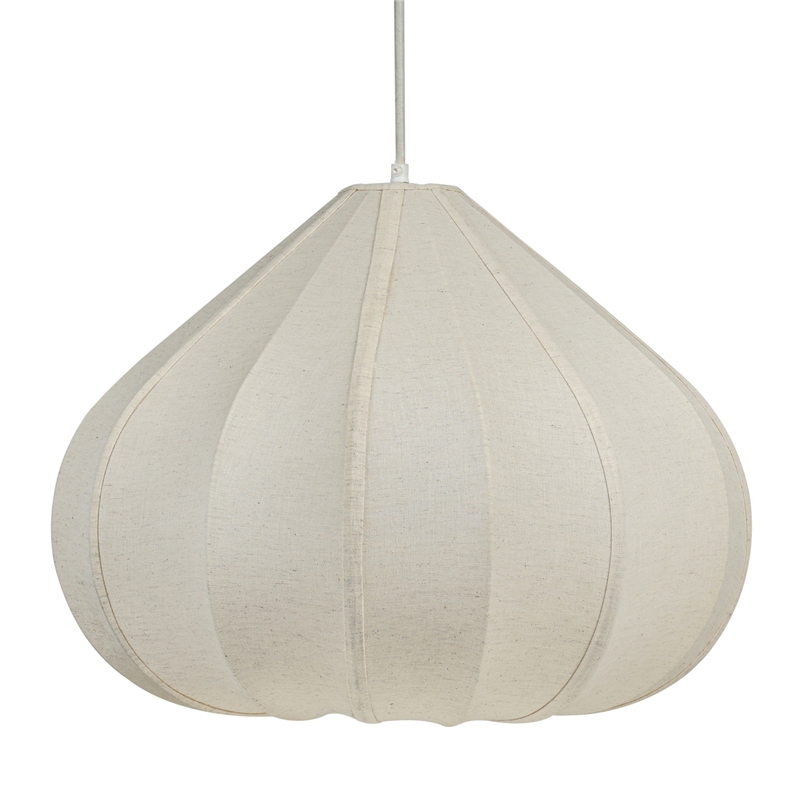 Zubeda White Large Pendant Lamp