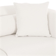 Tarra 4-Pc Cream Chenille Modular U-Sectional