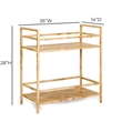 Destin Natural Burl Designer Bar Cart