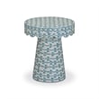 Lady Blue Ribbon Capiz Shell Side Table