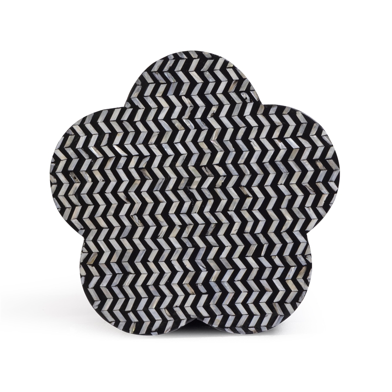 Truffle Mother of Pearl Shell Side Table