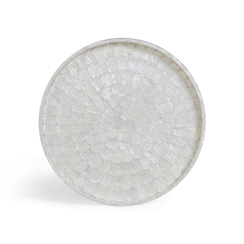 Coast Pearl Seashell Side Table