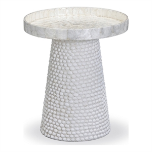 Coast Pearl Seashell Side Table