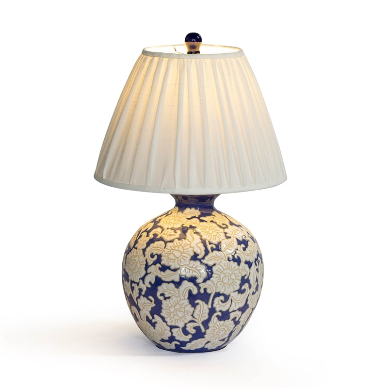 Diana Blue & White Table Lamp
