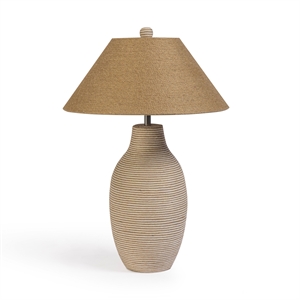Tanga Natural Jute and Cotton Table Lamp