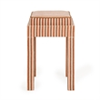 Kora Terracotta Cotton Jute Stool