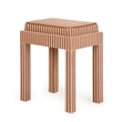 Kora Terracotta Cotton Jute Stool